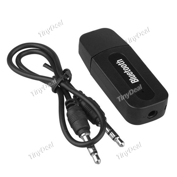 USB Bluetooth V2.0+EDR 3.5mm Stereo Audio Music Receiver Adapter for PC Speaker iPhone iPad Mp3 CAD-110498