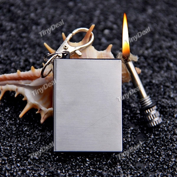 1/10 pcs Portable Bottle Shaped Survival Tool Flint Fire Starter Lighter Kit for Outdoor Using