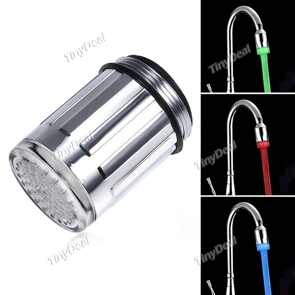 Temperature Sensor 3-Color Changing LED Faucet for Home Use HLI-135323