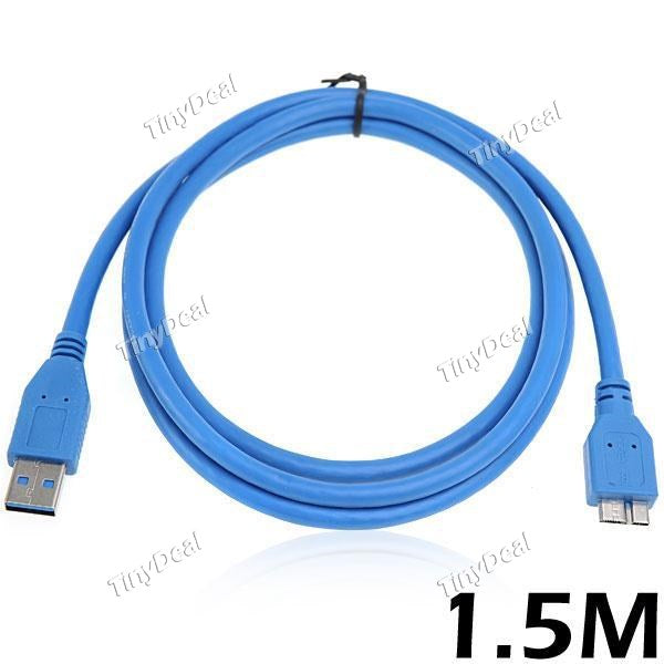 1.5m/ 5ft USB 3.0 A Male to Micro B Male Cable Cord CCB-156461