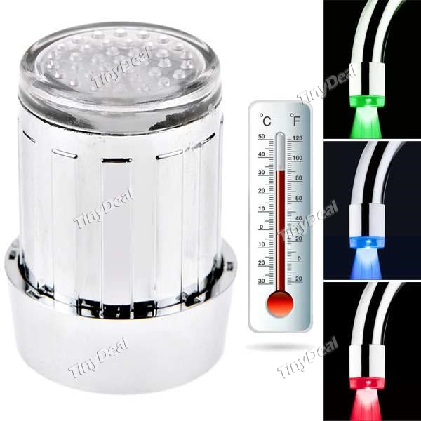 Temperature Sensor RGB Changing LED Water Faucet Light Water Tap for Kitchen Use HLI-164531