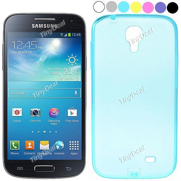 Protective Soft Rubber Case Cover Guard Shell for Samsung i9500/ Galaxy S4 MHC-183736
