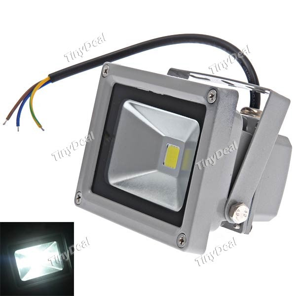 85-265V 10W 900LM Waterproof LED Flood Light - Natural White HLB-193353