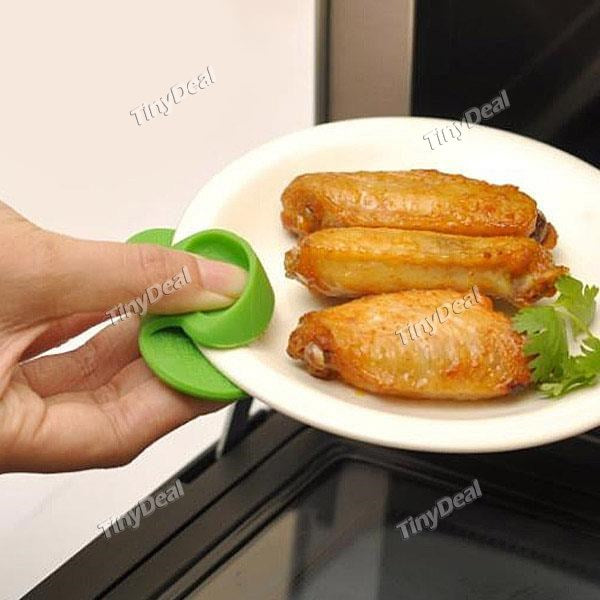 Kitchen Microwave Oven Silicone Heat Insulation Clip Insulated Gloves HHI-20333