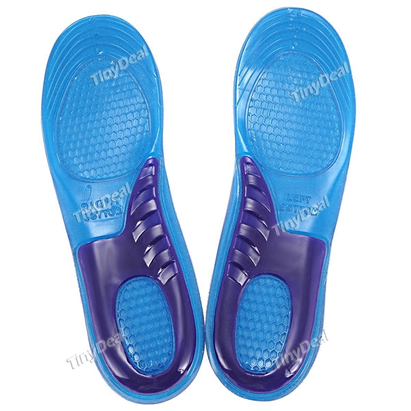Pair of Thickening Shoes Insoles Silicone Gel Foot Cushion Pads Foot Care Item for High Heel Shoe for Man HKH-212360