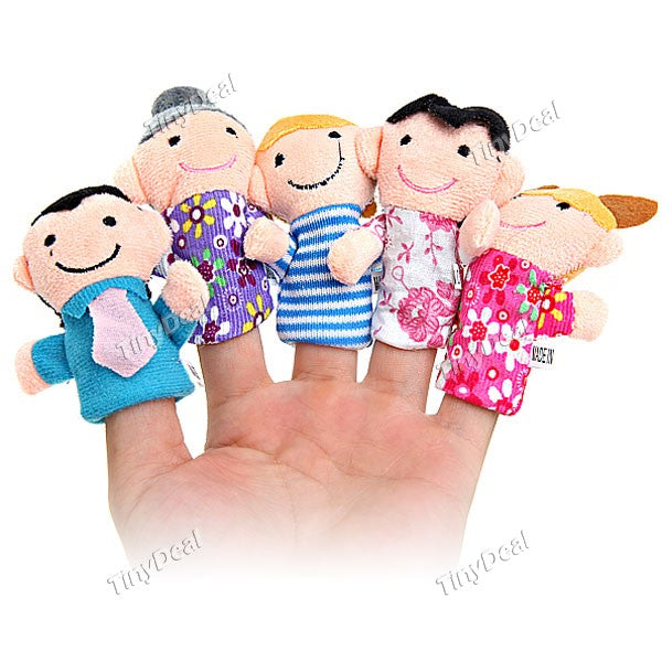 6pcs Cute Finger Puppets Finger Toys Finger Dolls for Children Kids FSI-223287