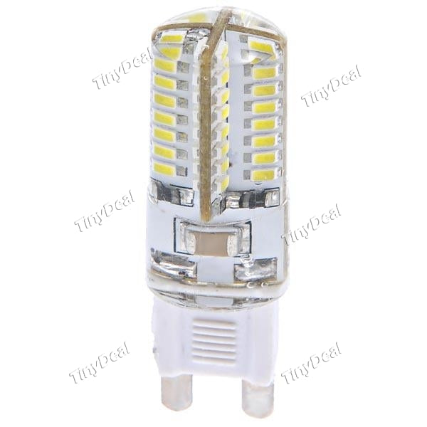 220V G9 3W 500LM 64-LED SMD 3014 LED Crystal Light - Natural White HLB-224882