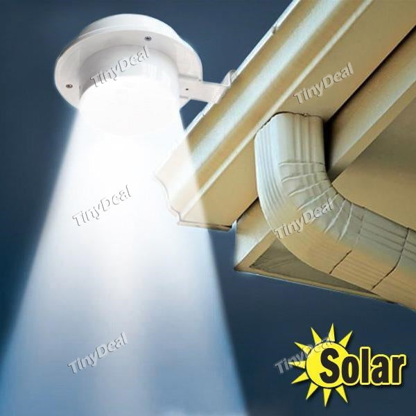 3-LED Solar Powered Fence Gutter Light Outdoor Garden Wall Pathway Light HSL-229667