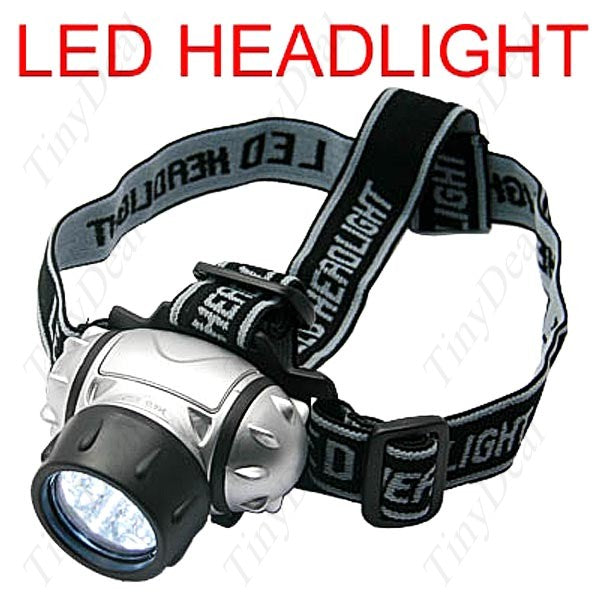 4 Modes 19 LED Bright Waterproof Headlamp Head Light Flashlight Headlight Light Torch FLEDHL02