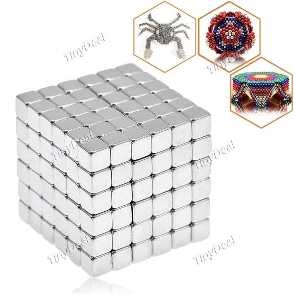 216 x 3mm DIY Magnets Magic Magnetic Cube Puzzle Block Magnet Square Buckyballs Toy for Kids Children