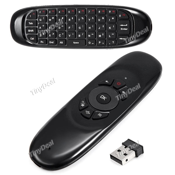 T10 2.4GHz Air Mouse Wireless Keyboard Remote Control Light Switch 6 Gyro Sensor for Andriod Smart TV BOX PC ECATH-265212