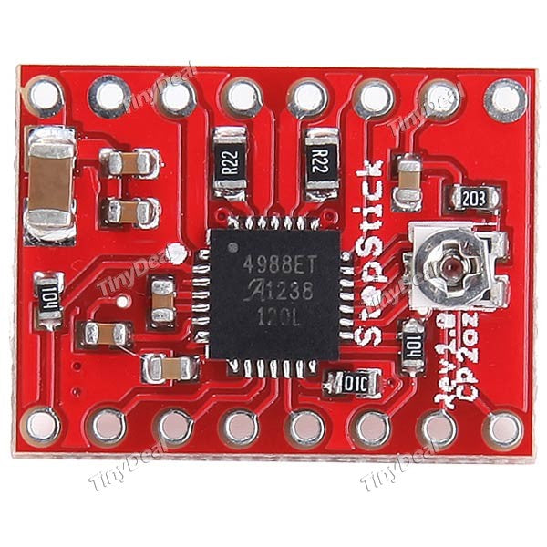 DIY Robotale A4988 FR4 Stepper Motor Driver for 3D Printer - Red + Black EDC-270557