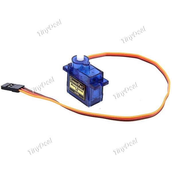 TowerPro SG90 9G Mini Servo with Accessories Compat for Arduino (Works with Official Arduino Boards) -Blue EDC-274918