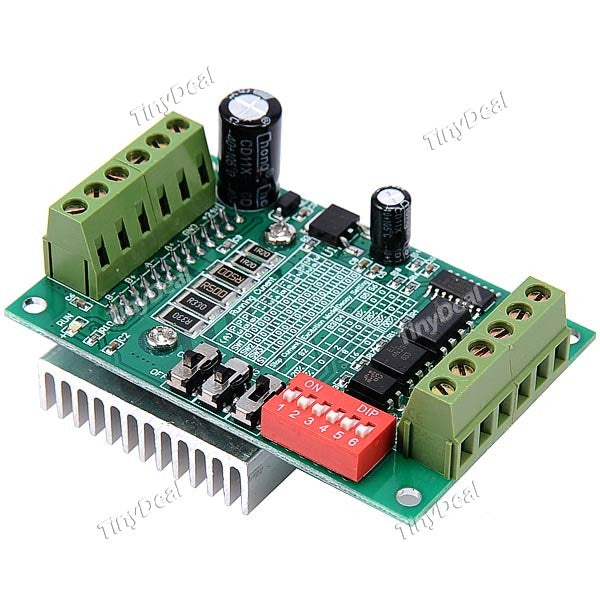 TB6560 3A Single-Axis Controller Stepper Motor Driver Board - Green + Black + Red EDC-274922