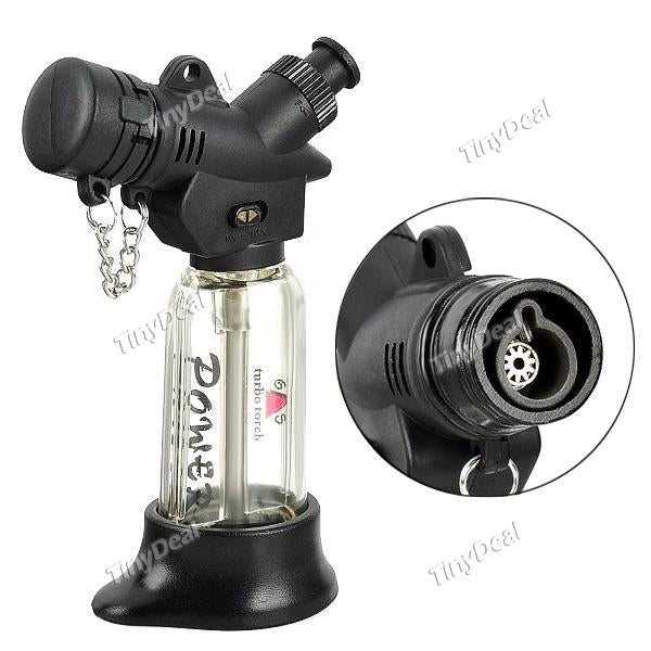 Refillable Jet 1300-C Butane Lighter Jet Lighter Torches with Clear Tank FOTHBL01