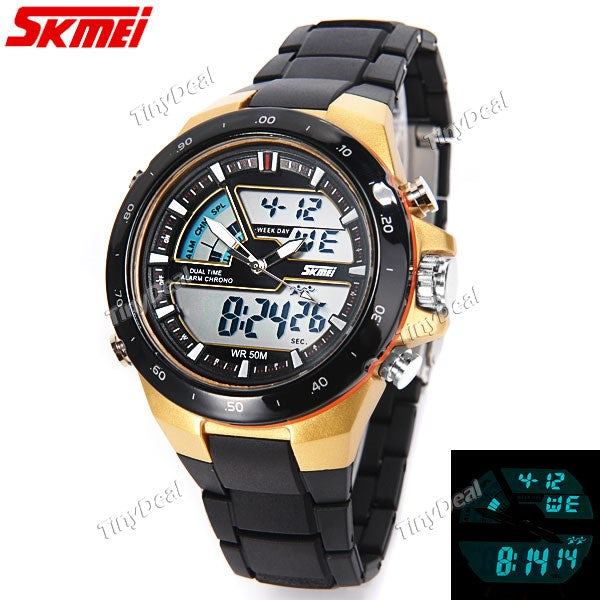 (SKMEI) Stylish Waterproof LED Luminous Sports Digital Wrist Watch for Men WWT-287949