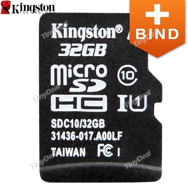2Pcs KINGSTON Original 32GB Class 10 UHS-1 Micro SDHC Card