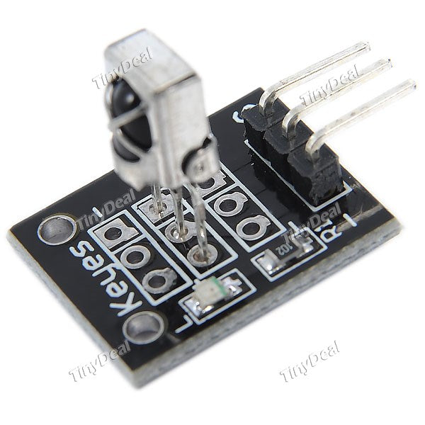 DIY Infrared Sensor Receiving Module for Arduino (Works with Official Arduino Boards) - Black EDC-303796