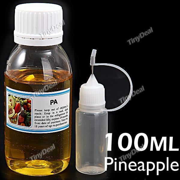 100ml Pineapple Flavor E-liquid E-juice with Juice Bottle for Electronic Cigarette E-cigarette 8mg Nic