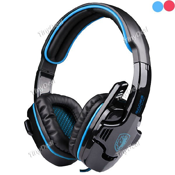 SADES SA-901 USB 2.0 Wired Gaming Headphones w/ Microphone EEP-303934