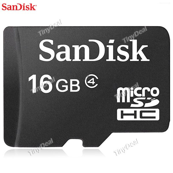 SANDISK Original 16GB Class 4 Micro SD TF Memory Card for Smartphone Speaker Tablet MP3 EFM-305500