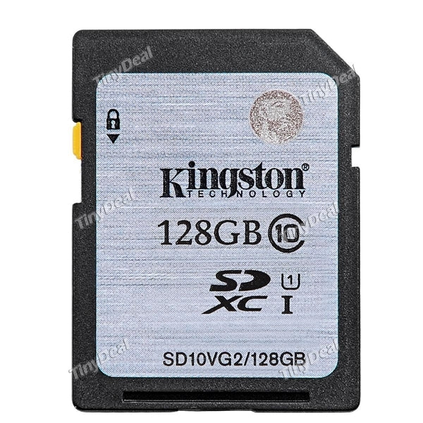 Kingston SDX10V Class10 128GB SD Card SDXC Secure Digital High Capacity Memory Card Flash Memory Card EFM-308711