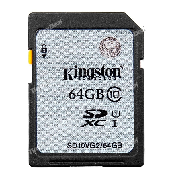 KINGSTON SD Card 64GB Class 10 SDXC For Digital Camera EFM-308716