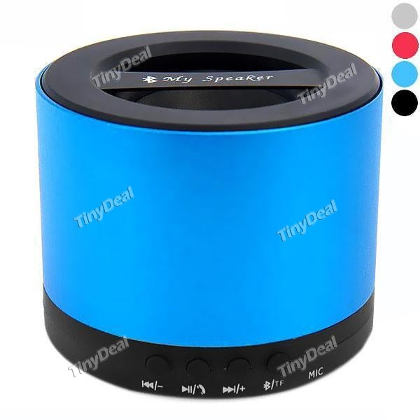 Mini Wireless Stereo Bluetooth 3.0 + EDR Speaker Support TF Card with Mic HHITH-314429
