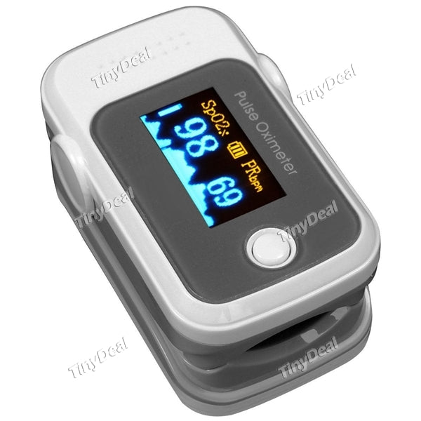 LED Pulse Oximeter Finger Pulse Blood Oxygen SpO2 PR Monitor BKH-324889