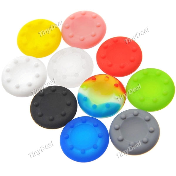 10-color Soft Silicon Antiskid Protective Button Cover Cap Thumb Grip f PS4/PS3/PS2/XBox 360/One Controller EVG-328555