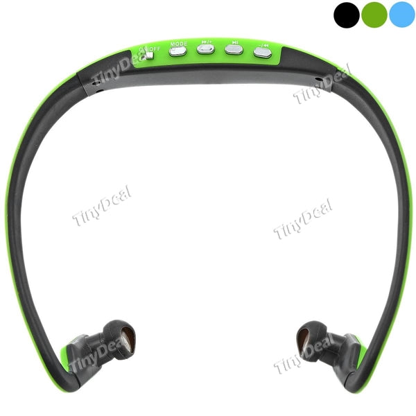 Headset Style Sport MP3 Media Player with TF Card Slot
