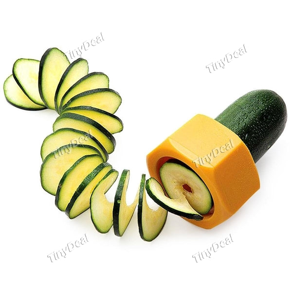 Creative Nut Scew Design Vegetable Cucumber Slicer - Assorted Color HKI-338714