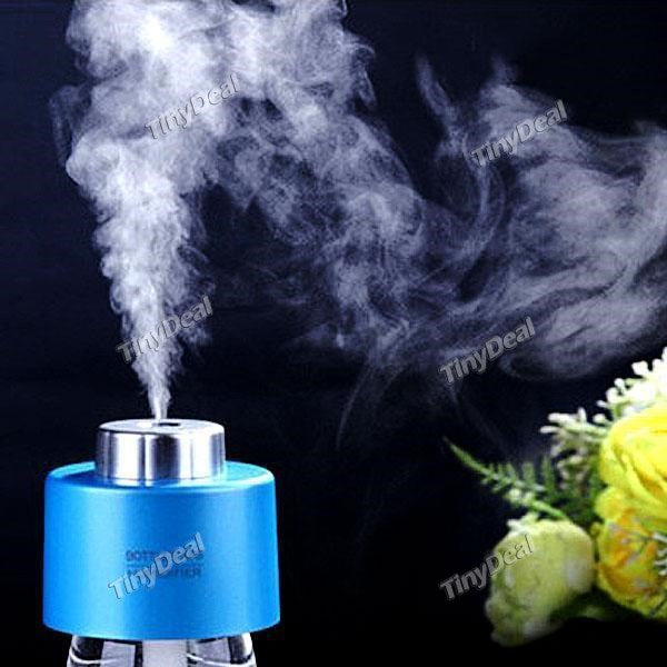 USB Mini Cap Air Humidifier Rechargeable Steam Aroma Vaporiser HHI-341158