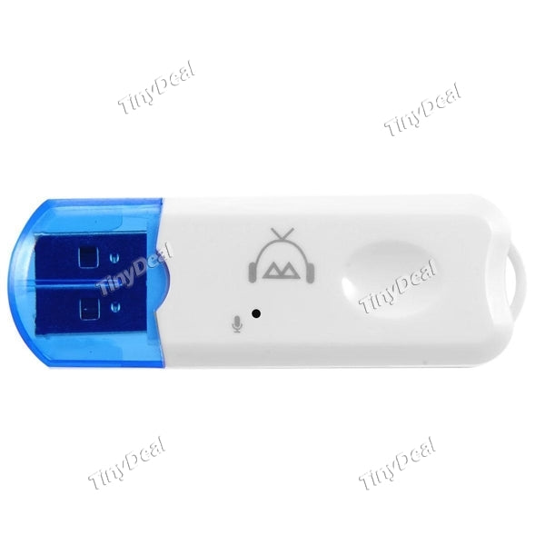 Mini USB 2.0 Bluetooth V2.1 Stereo Audio Music Receiver Wireless Adapter-Color Assorted ECATH-350541
