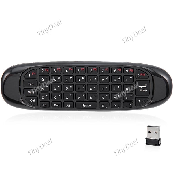 C120 2.4G Wireless Fly Gaming Air Mouse 3D Somatic Handle Remote Control for Android TV ECATH-355607