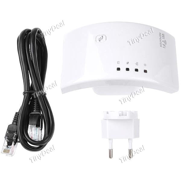 300Mbps Wireless-N WiFi Repeater 802.11N Network Router Range Expander Extender ECAHP-355609
