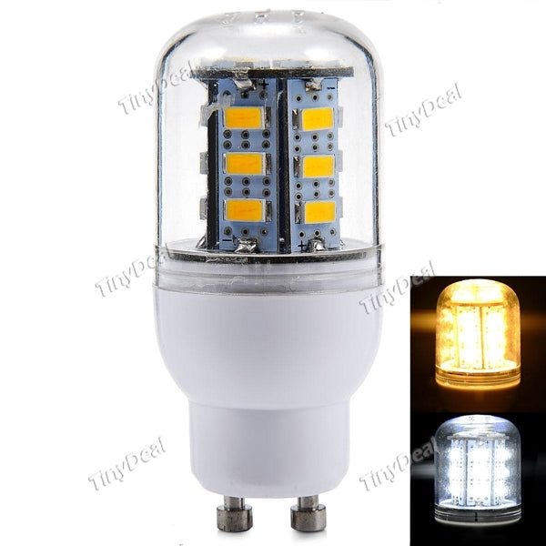 220-240V GU10 10W 900LM 24-LED SMD 5630 LED Warm White Natural White Corn Bulb HLT-363803