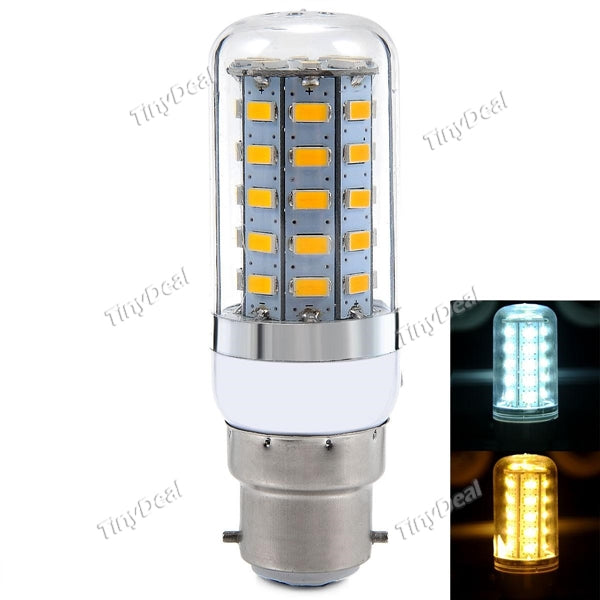 B22 110-240V 220-240V 7W 650LM 48-LED SMD 5630 LED Warm White Natural White Corn Bulb HLT-363826