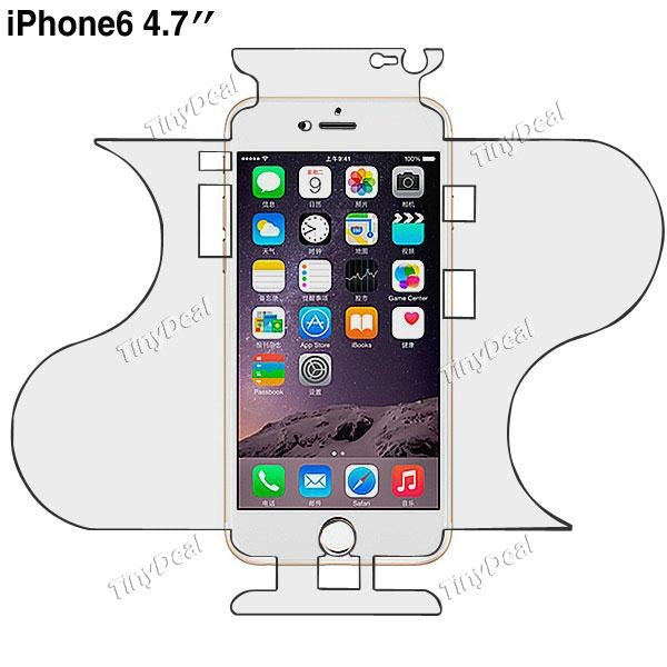 HD Clear Full Body Front Screen Guard + Back Film for 4.7" Apple iPhone 6 EPASP-363866