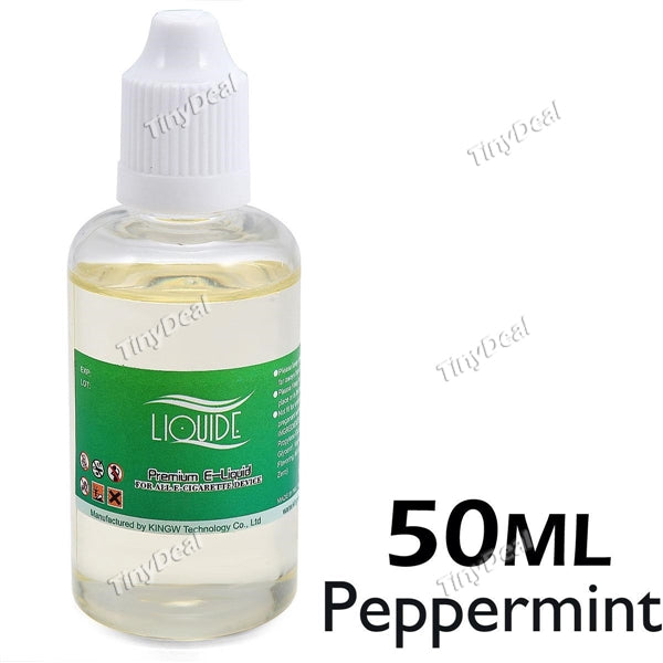 LIQUID 50ml Peppermint Flavor E-liquid E-juice for E-cigarette 12mg Nic