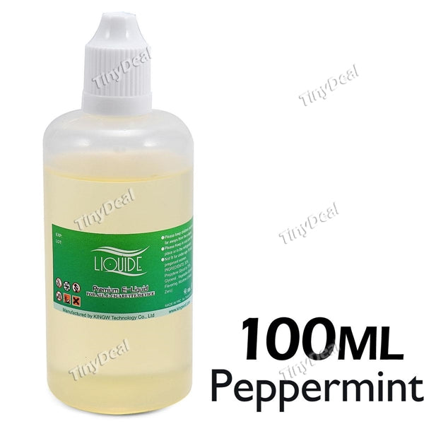LIQUID 100ml Peppermint Flavor E-liquid E-juice for E-cigarette 12mg Nic