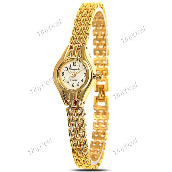 Hot New Women Girl Stylish Dressing Leisure Chain Bracelet Round Case Alloy Band Quartz Wrist Watch WWT-374826