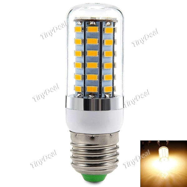 2 x 220-240V E27 18W 1650LM 56-LED SMD 5630 LED Warm White Natural White Corn Bulb - Warm White