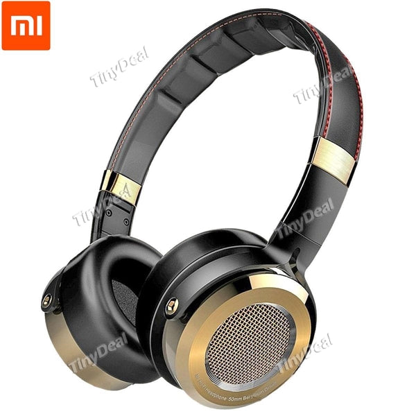 Xiaomi Wired Foldable Type Stereo 3.5mm Headset Headphone for Smartphone Tablet PC - Golden EEP-381489