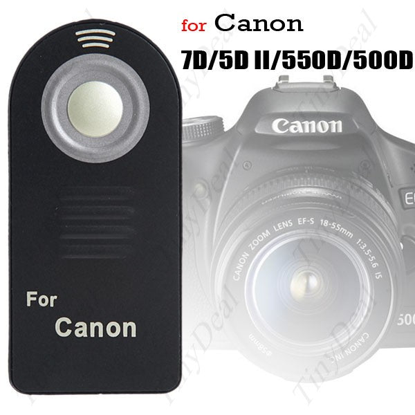 Mini Wireless Infrared Remote Control Controller for Canon EOS 550D 500D 7D 5D II Camera VRC-38614