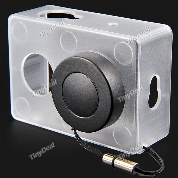 Protective Plastic Case Cover + Lens Cap for Xiaomi Yi Sports DV EVATH-393534