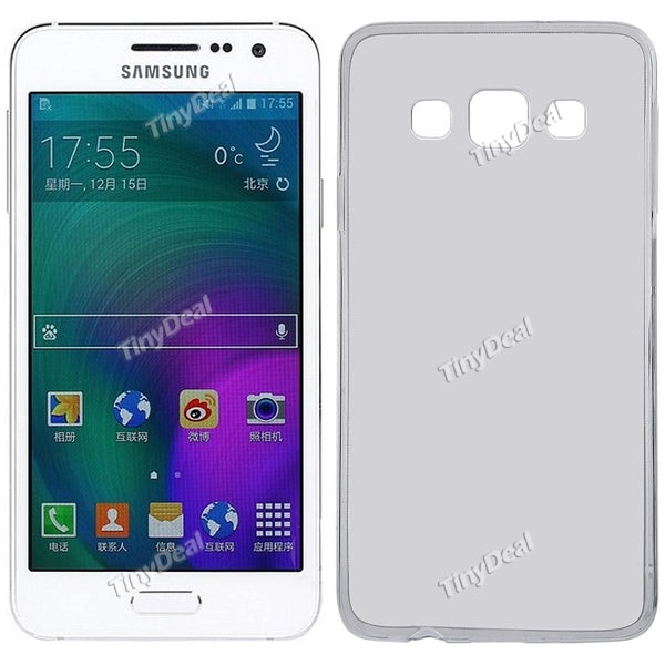 Ultra-thin Transparent Plastic Soft Case Back Cover Protector for Samsung A3 EPASC-397756