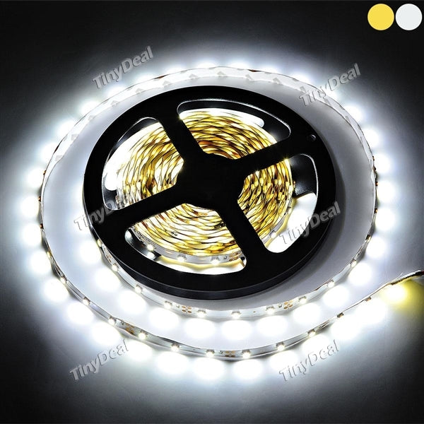 12V 5m SMD 3528 30W 300-LED Indoor Strip Light Natural White Warm White Decoration Lights HLT-398373