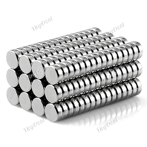 100pcs 6 x 3mm Magic Magnet Magnetic DIY Super Strong Magnets Toy TDI-398832