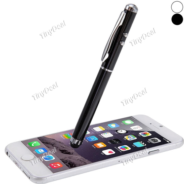 3-in-1 Capacitive Stylus Touch Pen + Laser + LED Flashlight for Smartphone Tablet EPATP-407839